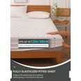 thumbnail image 4 of Waterproof Cooling Fitted Sheet, Deep Pocket & Breathable for All Mattress Sizes, 4 of 9