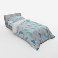 thumbnail image 3 of Ambesonne Ocean Bedding Set 4 Pcs, Jumping Dolphin, Queen, White Blue Grey, 3 of 3