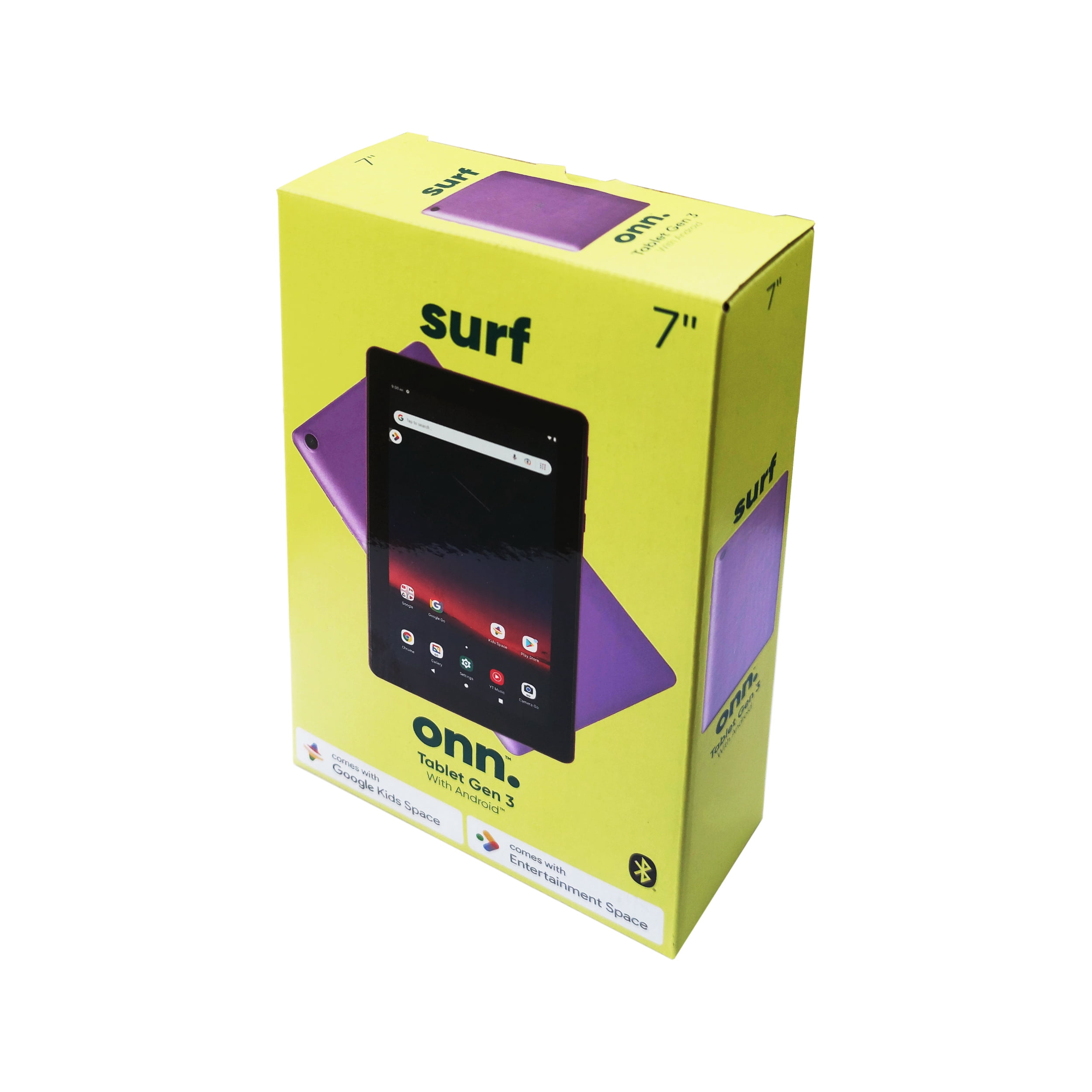 onn. 7" Tablet, 32GB (2022 Model) , 2.0 GHz Quad-Core Processor, Mauve
