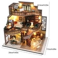 thumbnail image 2 of Mini Doll House Kit 3d Three-dimensional Puzzle Diy Handmade Cottage Villa Home Kit Creative Room With Furniture, Assembled Model House, Children's Mini Toys Birthday Gift Girl, 2 of 4