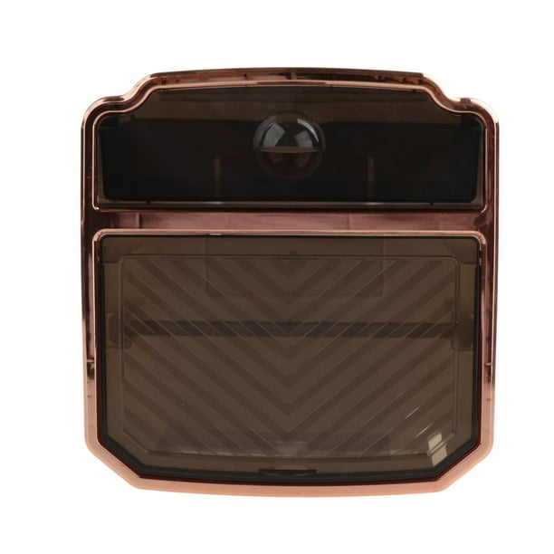 Caja de tela decorativa desmontable y a prueba de polvo multifuncional con organizador de cajones. Blanco