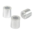 thumbnail image 3 of Riwesomey 166 piezas 5 mm / 0.2 pulgadas Agujero Funda de aluminio Plata Cable Férula Aluminio resistente Engarce Bucle Manga Un solo agujero Herramientas y ferretería No.1 Riwesomey TO005651-01, 3 of 6