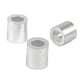 thumbnail image 2 of Riwesomey 166 piezas 5 mm / 0.2 pulgadas Agujero Funda de aluminio Plata Cable Férula Aluminio resistente Engarce Bucle Manga Un solo agujero Herramientas y ferretería No.10 Riwesomey TO005651-10, 2 of 6