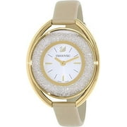 Women's 5158972 Gold Leather Swiss Quartz Watch