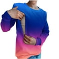 thumbnail image 2 of Edvintorg Maternity Shirts Fashion Gradient Print Casual Long Sleeve Pullover Winter Maternity Sweatshirt Nursing Shirts for Breastfeeding, 2 of 5