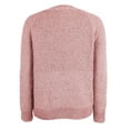 thumbnail image 6 of Baqcunre Women's Sweaters Ms. New European And American Snowy Sweater Girl Pure Coloring Cover Jacket Ms. Comfortable Various Knitted Sweed Jacket Crop Tops Plus Size Tops Pink L, 6 of 6