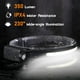 thumbnail image 4 of Linterna frontal LED recargable por USB, potente linterna frontal LED, linterna frontal COB impermeable para acampar con sensor sensible para senderismo, ciclismo, pasear perros y pesca., 4 of 5