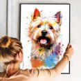 thumbnail image 4 of Norwich Terrier Dog Art - Watercolor Style Wall, Home or Apartment Decor - Sweet Poster Print Gift for Puppy Lovers, Dog Lovers, Women, Girls, Kids, Baby Room, Nursery, 4 of 5