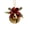 Gold-GD, variant on JJV Giant Christmas Vintage Bell with Bow and Berries, 6 Inch Metal Jingle Bell Large Christmas Hanging Star Cutouts Ornament for Fireplace and Tree