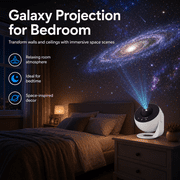 QXWPBV 13 in 1 Planetarium Projector for Bedroom, Star Galaxy Projector Night Light with Timer, USB Powered Space Lamp for Room Decor, White