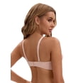 thumbnail image 2 of Unique Bargains Lace Push Up Bras 3 Pcs D 42 Beige/Pink/White, 2 of 6