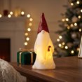 thumbnail image 4 of WWV Christmas LED Figurine Table Lamp Soft Glow Holiday Desktop Decor Indoor Mantel Shelf Festive Ornament Gift for Family Friends Christmas Decoration Lovers, 4 of 6