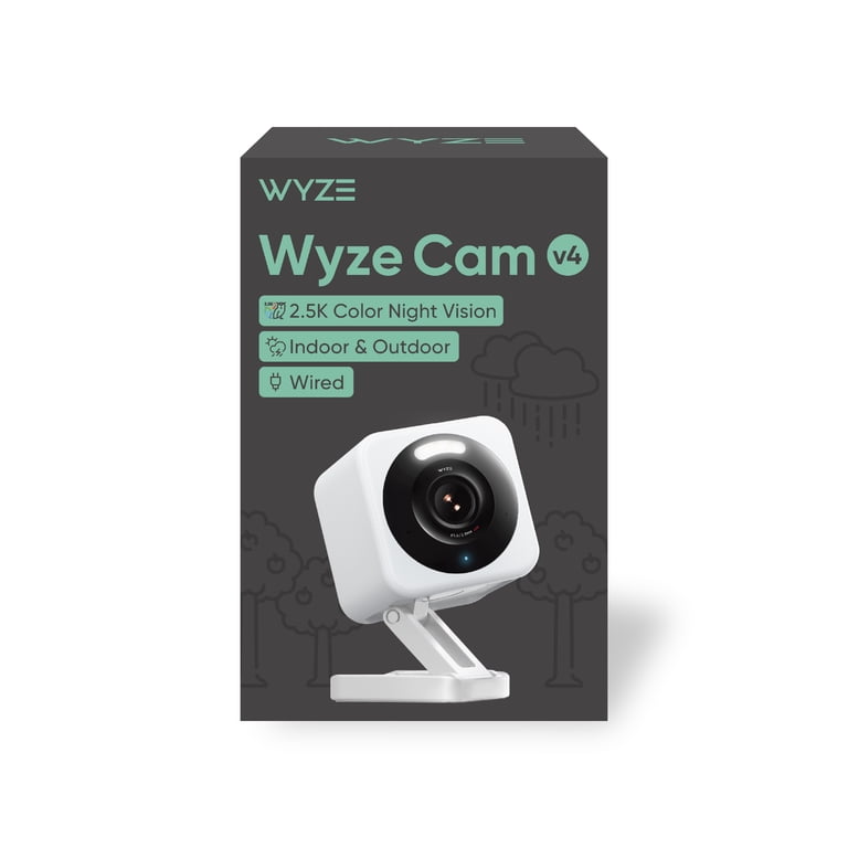 Wyze, Cam V4 2.5K QHD Security Camera, Indoor Outdoor WiFi