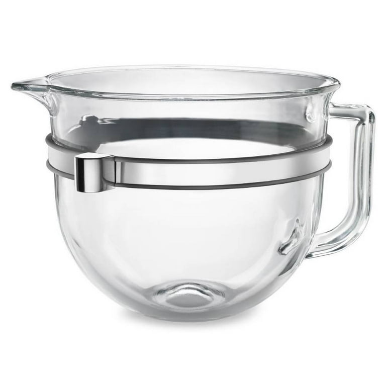 KitchenAid F-Series 6-Quart Glass Bowl Accessory Bundle - KSMF6GB 