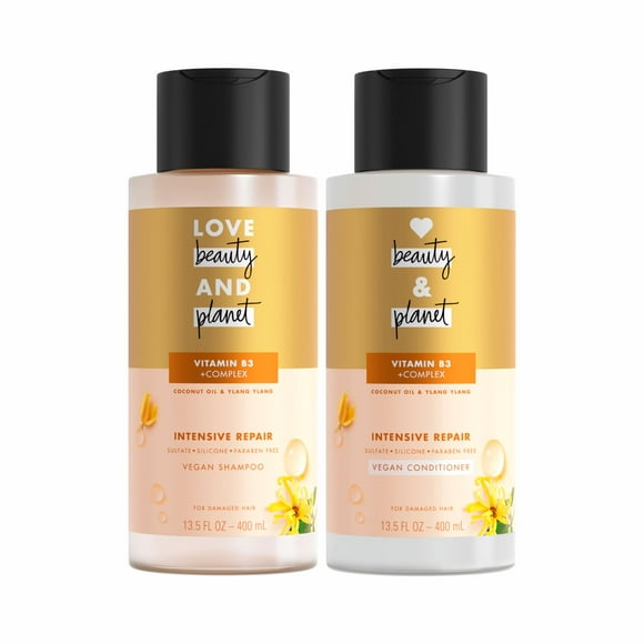 Champú y acondicionador Love Beauty and Planet Coconut Oil