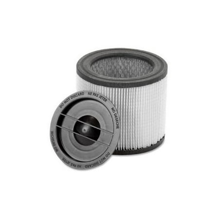 SHOP-VAC CORP Cartridge Filter, Ultra Web, Regular, Nanofibers, BE/BK