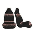 Cauagu Rose Gold Glitter1 Print Car Seat Covers,Universal Automotive