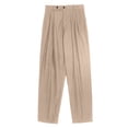 thumbnail image 3 of Gyexs Mens Chinos Pants Loose Fit Classic Fit Straight Leg Business Casual Slacks Relaxed Fit Elastic Waist Khaki Trousers Men's Fashion Khaki, Szie XL, 3 of 4