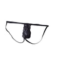 thumbnail image 1 of Hombres T Back Transpirable Elástico Encaje Jockstrap Calzoncillos Ropa interior masculina Negro Zulema Tanga de hombre, 1 of 8