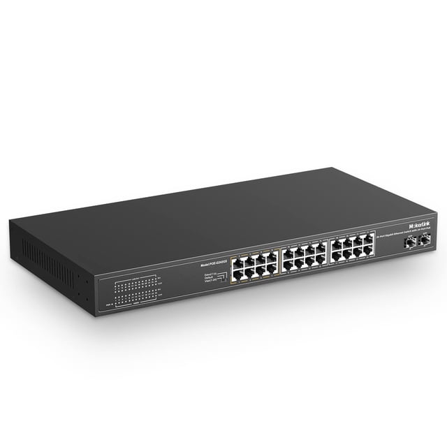 Conmutador PoE MokerLink de 26 puertos Gigabit 300 W IEEE802.3af/at