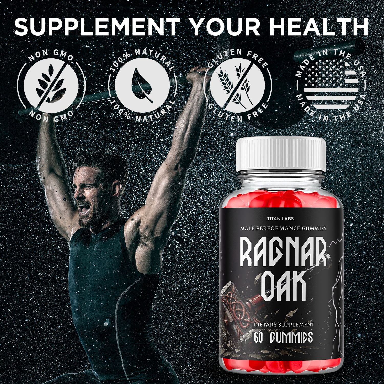 Ragnar Oak ACV Gummies Advanced Formula Vitamin Supplement RagnarOak 180 Gummies
