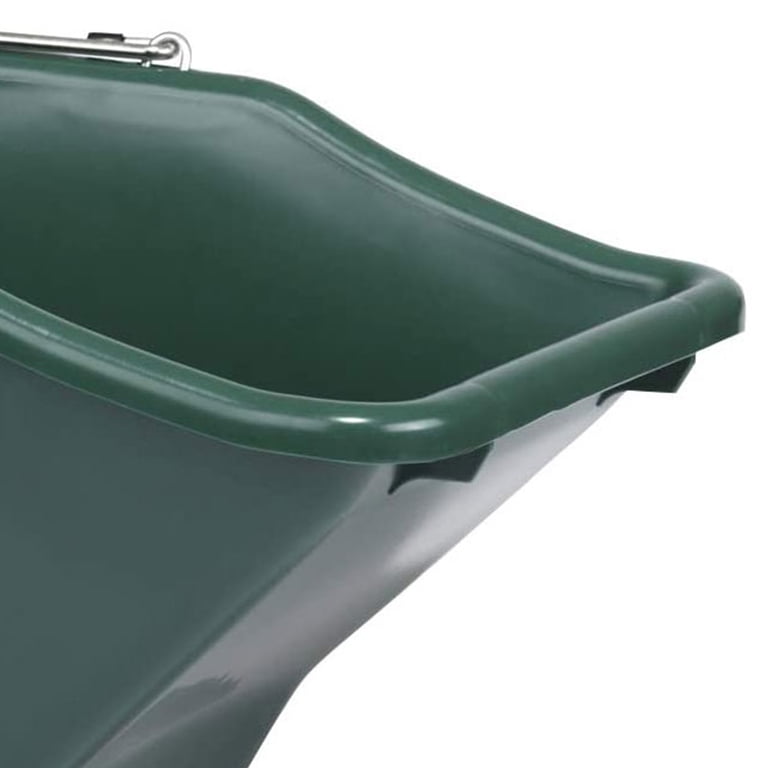 Little Giant 10-Quart Durable Plastic Flat Back Livestock Feed