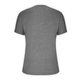 thumbnail image 4 of Maternity Tank Tops, Women Casual Cotton Short Sleeved V Neck Button Solid T-Shirt Basic Top Spring For 2025 Shacket Black Long Sleeve Shirt Woman Length Tops Tunic Top (XL, Gray) ZMTing, 4 of 5