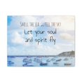 thumbnail image 3 of Inspirational Wall Art Smell The Sea And Feel The Sky Motivational Print Ready to Hang Artwork Unframed, 3 of 18