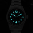 thumbnail image 4 of ADDIESDIVE Retro Automatic Watches for Men Stainless Steel NH35A Movement Diver 200 M Luminescent Dial Analog Dress Watch Gray Dial, 4 of 9