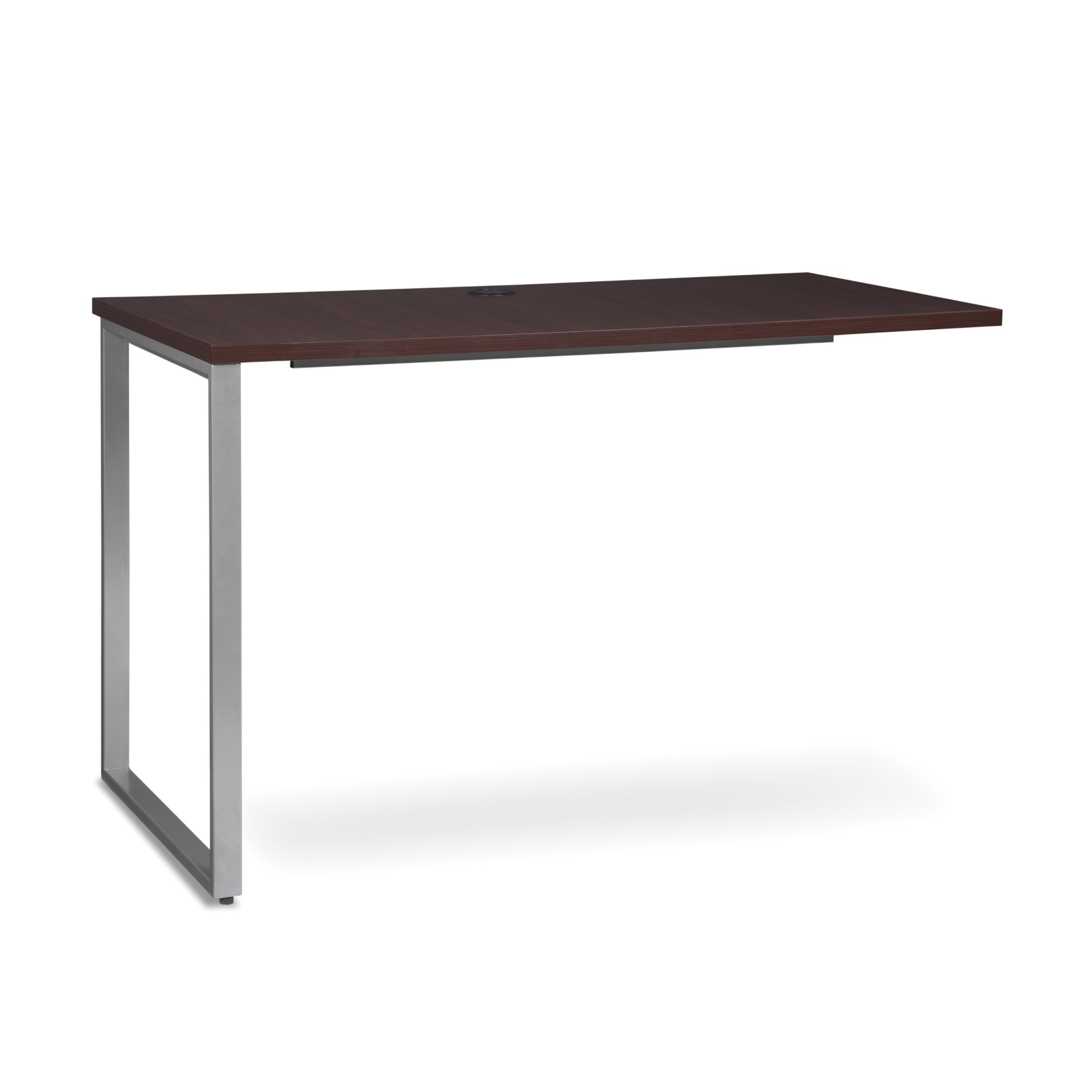OFM Fulcrum Series 48X24 Return Desk, Office Desk Return, Mahogany