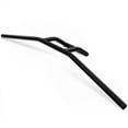 thumbnail image 3 of Krator Motorcycle Handlebar 1" Black Box Window Attack Style Compatible with Honda Ruckus Aero Z EZ 50 90, 3 of 5