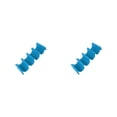 thumbnail image 2 of Advancent Taco Holder Restaurant Street Food Cart Taco Sandwich Display Stand Estante en forma de onda, azul, tipo de plástico Azul 2piezas, 2 of 6