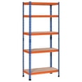 thumbnail image 1 of Solution de Rangement Robuste : Étagère Métallique Réglable à 5 Niveaux pour Garage Atelier, 1 of 6