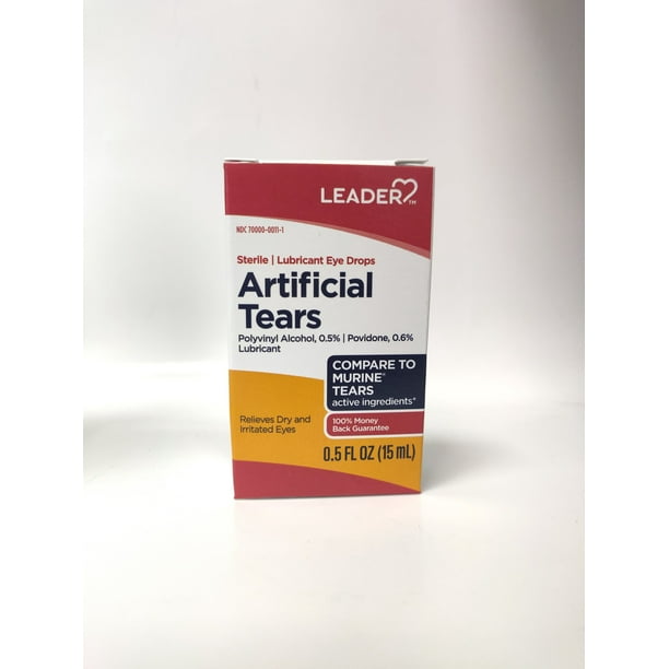 Leader Artificial Tears 0 5 Fl Oz Walmart Com