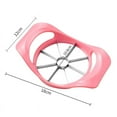 thumbnail image 3 of Fruit Slicer Divider,Corer Slicer Mango Cutter Corer Remover Tomato Wedges Stainless Steel Heavy Duty Fruit & Vegetable Cutter Easy Kitchen Tool,Cutter,Divider, 3 of 5