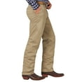 thumbnail image 3 of Wrangler Mens Riata Khaki Flat Front Pant, 3 of 4