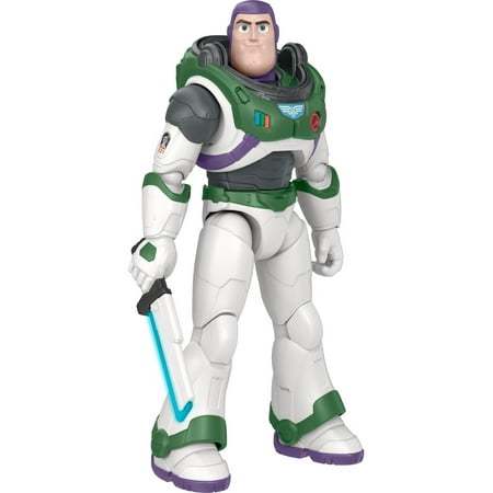 Disney and Pixar Lightyear Laser Blade Buzz Action Figure, Toy with Motion, Light & Sound, 11.5 inch