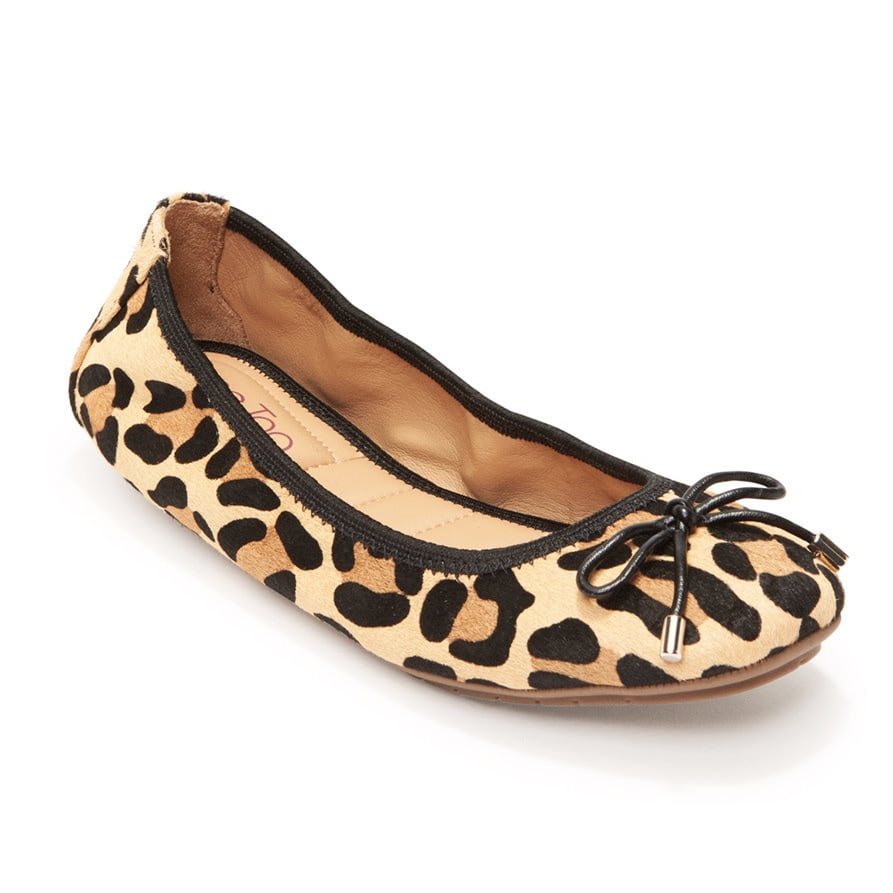 me too animal print flats