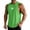 #079-Green, variant on Men's Tank Tops Muscle Shirts Sleeveless Dry Fit Gym Workout Tank Top Mesh Material Quick Dry Athletic Running