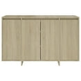 thumbnail image 3 of vidaXL Sideboard Sonoma Oak 120x41x75 cm Engineered Wood, 3 of 5