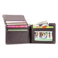 thumbnail image 4 of Big Skinny Men's Leather L-Shape Slim Wallet, Holds Up to 30 Cards, Brown, 4 of 6
