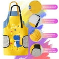 thumbnail image 2 of Neck Adjustable Kids Aprons for Painting,Sleeveless Waterproof Toddler Apron,Painting Cooking,with 1 Pcs Sleeves 2 Pcs Side Pockets,Feeding Unisex 4-12 Years Old, 2 of 9