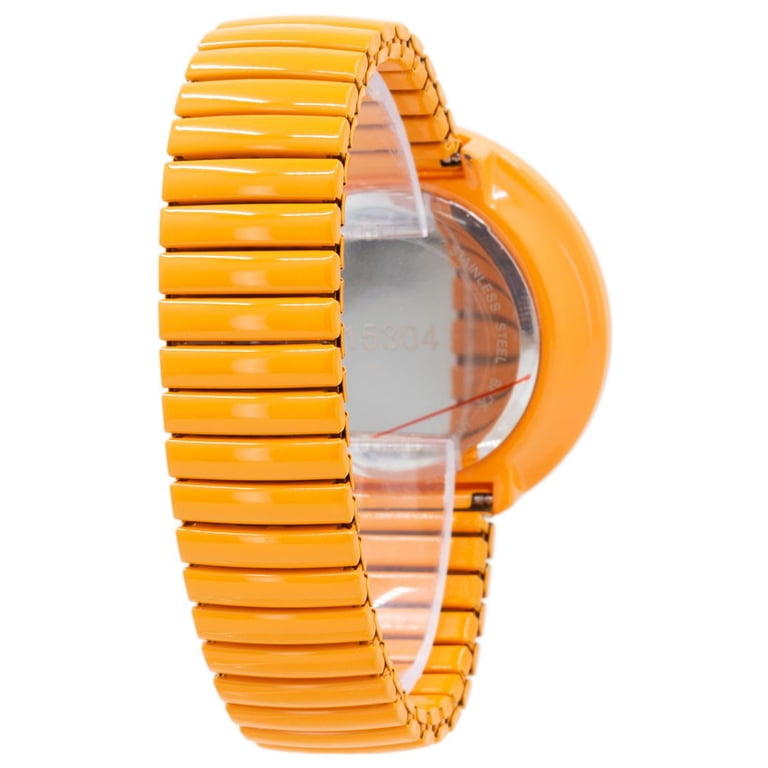 Women\'s Orange New Super Large Face Stretch Band Japanese Movement Fashion Watch Blekon Women main image 3