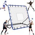 thumbnail image 2 of Volleyball Rebounder Net - Adjustable Volleyball Equipment, Soccer Nets, Baseball Rebounders Nets & Lacrosse Practice Net w Robust Steel Frame & PE Netting - Easy Setup Bounce Back Training Aids, 2 of 4