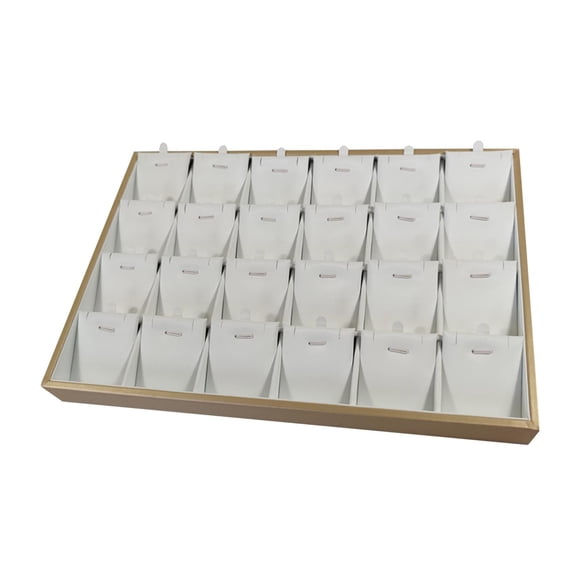 Bandeja para exhibir joyas jinwen Organizador de collares y colgantes Estilo A 35 cm x 24 cm