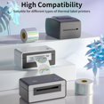 thumbnail image 4 of UTAH-Holographic Silver Thermal Sticker Labels, 2.25"x1.25" Printable Rainbow Thermal Labels, Self-Adhesive Thermal Label Stickers for Logo Design- 500 Labels/1 Roll, 4 of 4