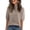 BK41_Light Brown, variant on Lumtrix Womens Half Sleeve Sweater Mock Neck Summer Casual Basic Knit Pullover Tops Dress Loose Fit Shirts Beige 2XL