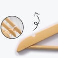 thumbnail image 3 of Camphor Wood Hangers,Thickened Solid Wood Hangers,Multi-Functional Hangers Clothing Store Hotel Special Clothing Drying Non-Slip Household Hanger Hanging (17.52" W x 9.06" H Wood Hangers 1Pcs), 3 of 4