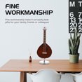 thumbnail image 4 of SHOWERORO 1set Mini Portuguese Guitar Model Decor Realistic Instrument Adornment For Home And Office Present With Stand, 4 of 7