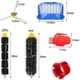 thumbnail image 2 of 10 Pieces Brushes Kit Replacement for Roomba 600 Series Robot Vacuum Cleaner Accessories - Include Side Brushes, Filters, Bristle Brush and Rubber roller and etc., 2 of 5